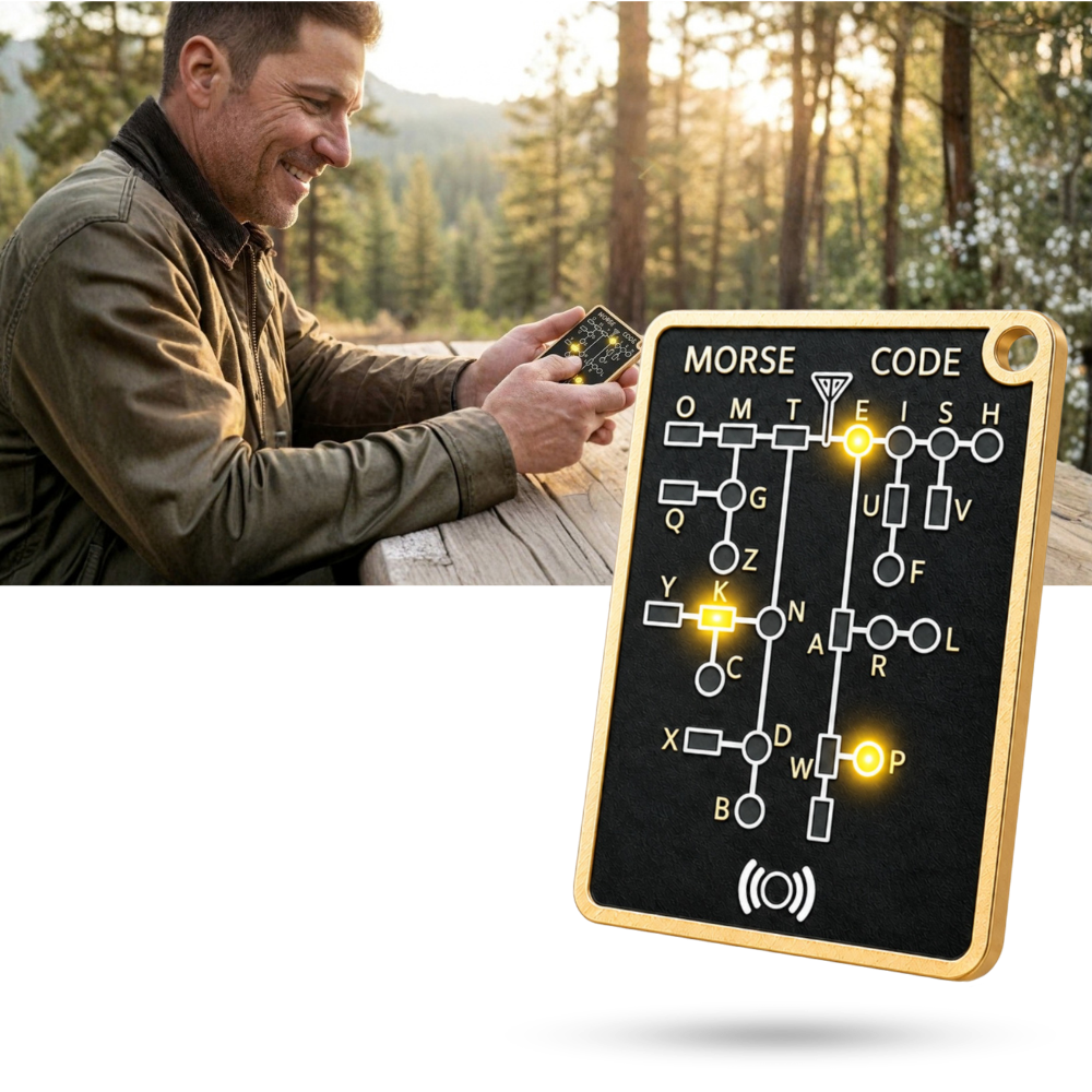 Pocket Ready Morse Code Trainer Card - Ozerty