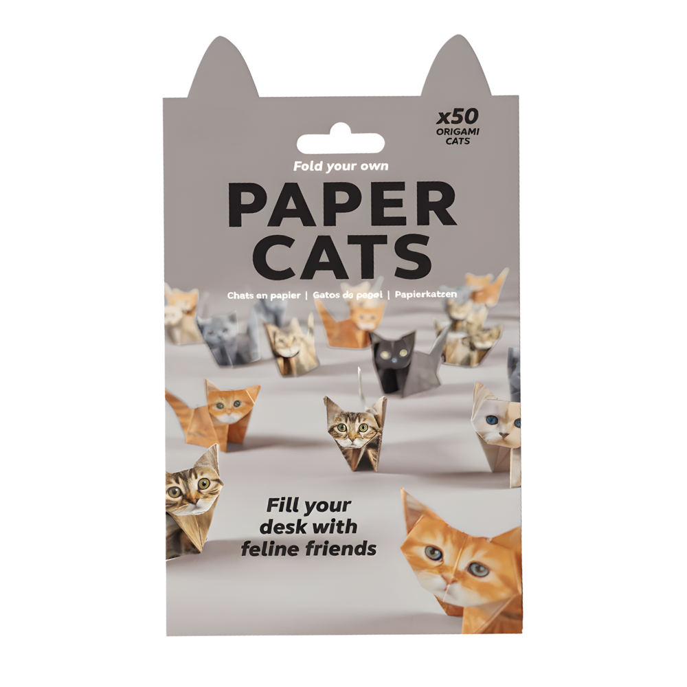 3D Pet Origami Paper -Cat - Ozerty