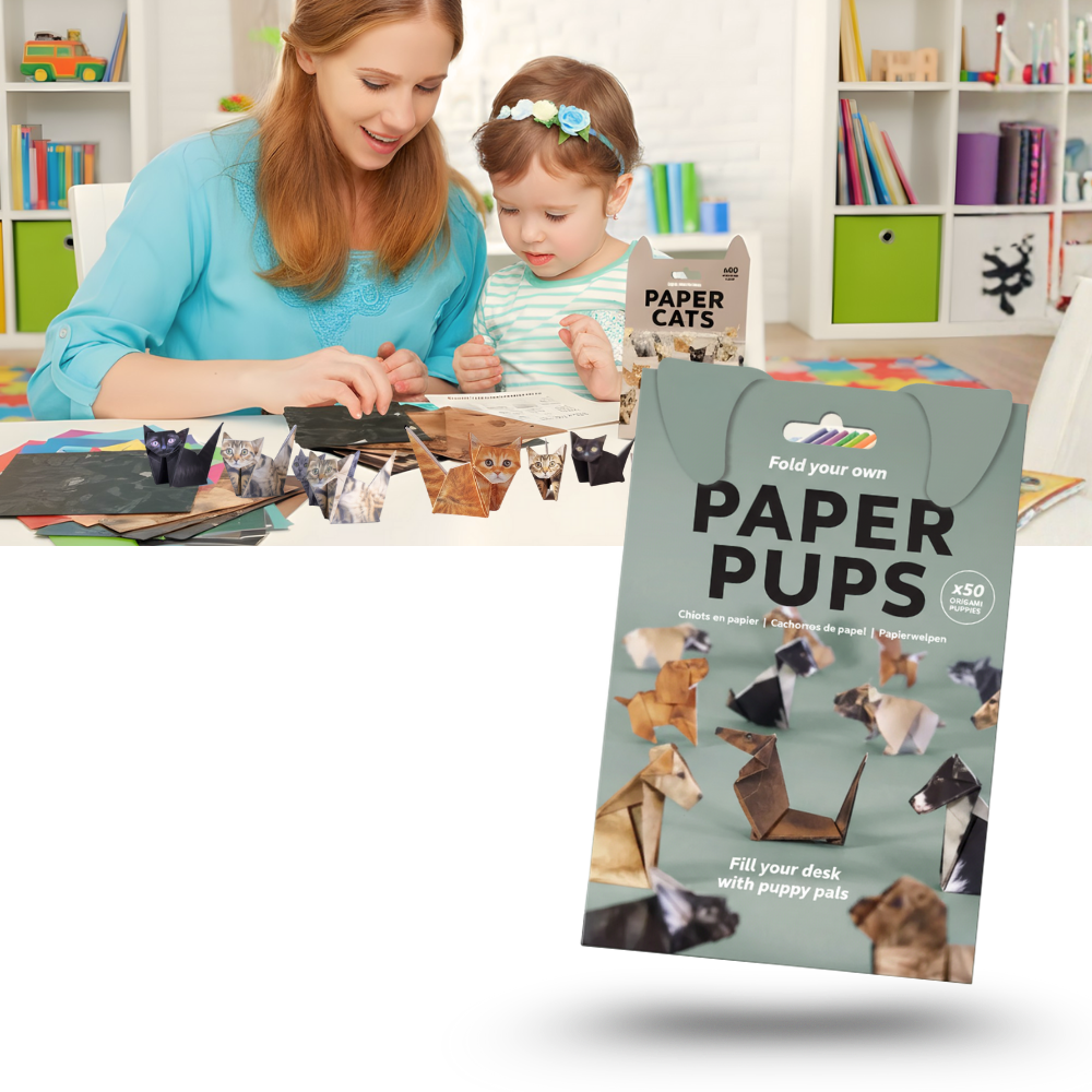 3D Pet Origami Paper - Ozerty