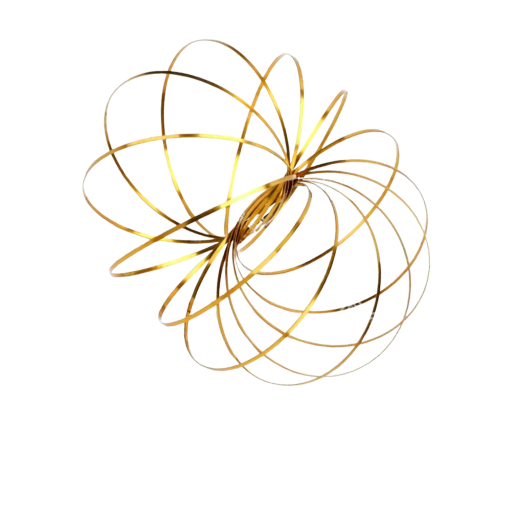 3D Stainless Arm Slinky -Gold - Ozerty