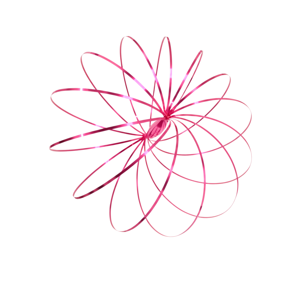 3D Stainless Arm Slinky -Rose Red - Ozerty