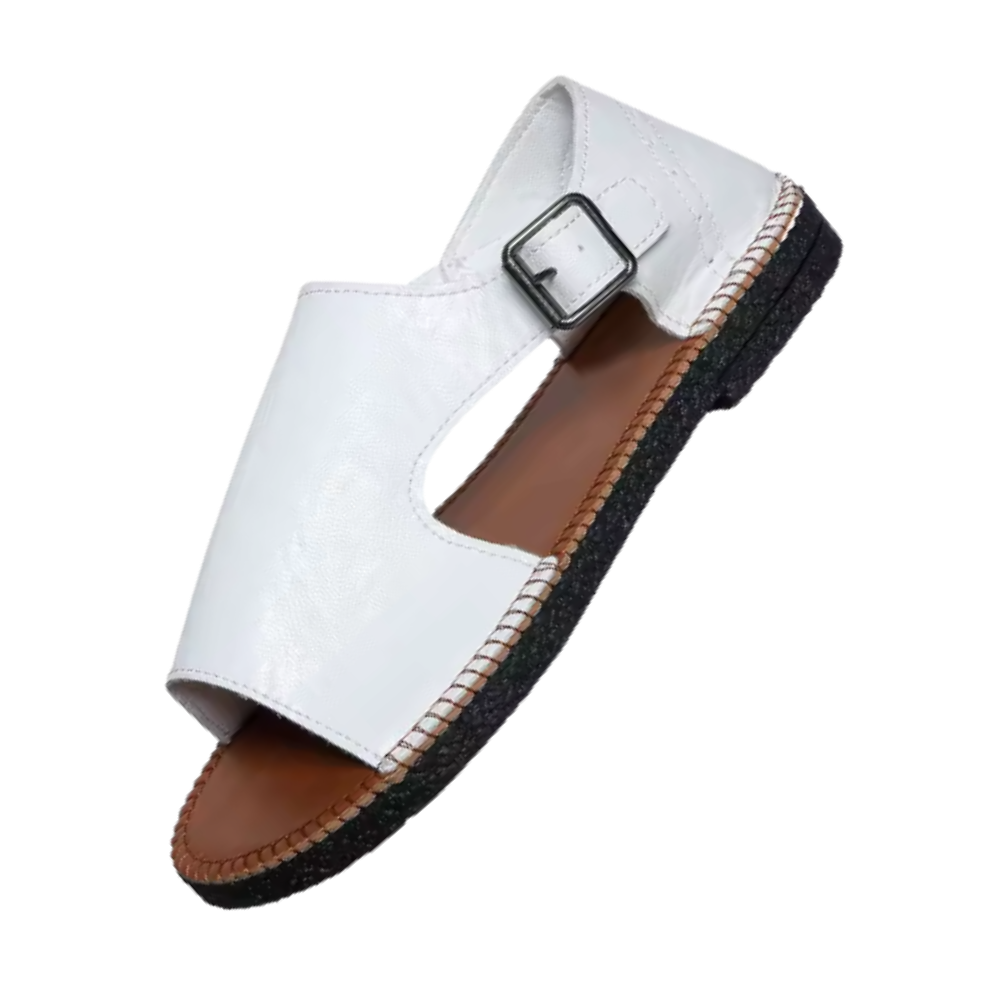 Chic Vintage Orthopedic Sandals  -White - Ozerty