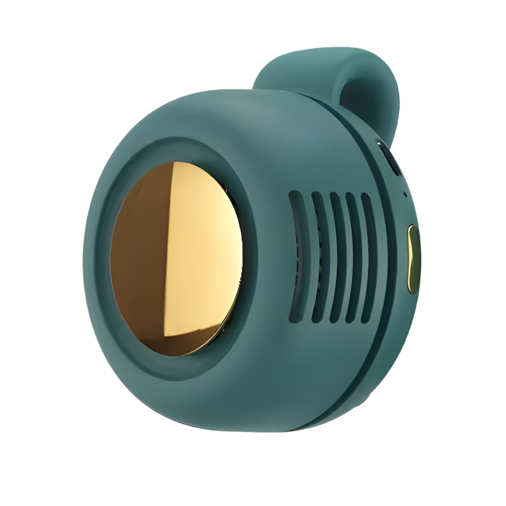 Conveniently Discreet 360 Clip On Fan -Green - Ozerty