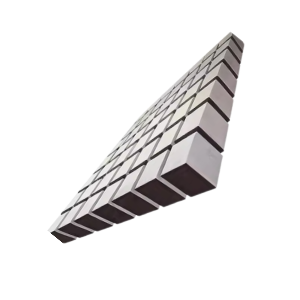 Easy Stick 3D Illusion Wall Decal -Infinite Grid - Ozerty