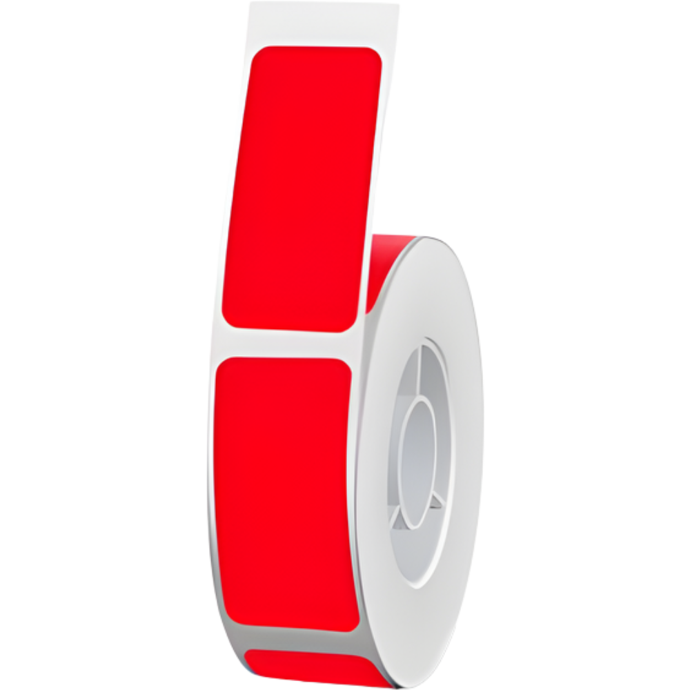 Thermal Portable Label Printer -Red - Ozerty