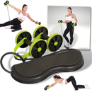 Abdominal Rollers with Resistance Bands - Ozerty