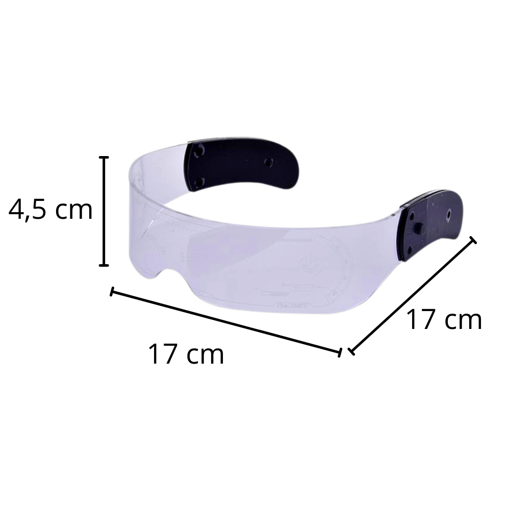 Luminous Glasses with Colourful LED Lights