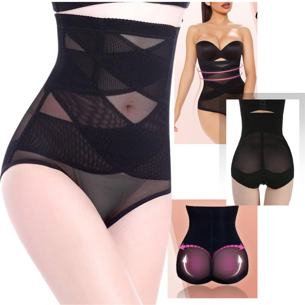 Cross Compression Slimming Abs Shapewear -