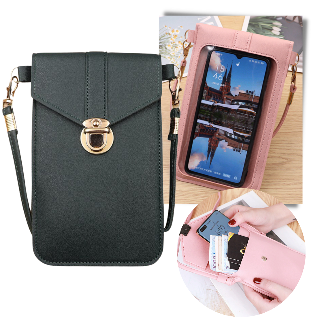 Wallet Touch Screen Phone Bag Uk Mobile Phone Bag Touch Screen Crossbody Transparent Cell Phone Bag Wallet  Mini UK