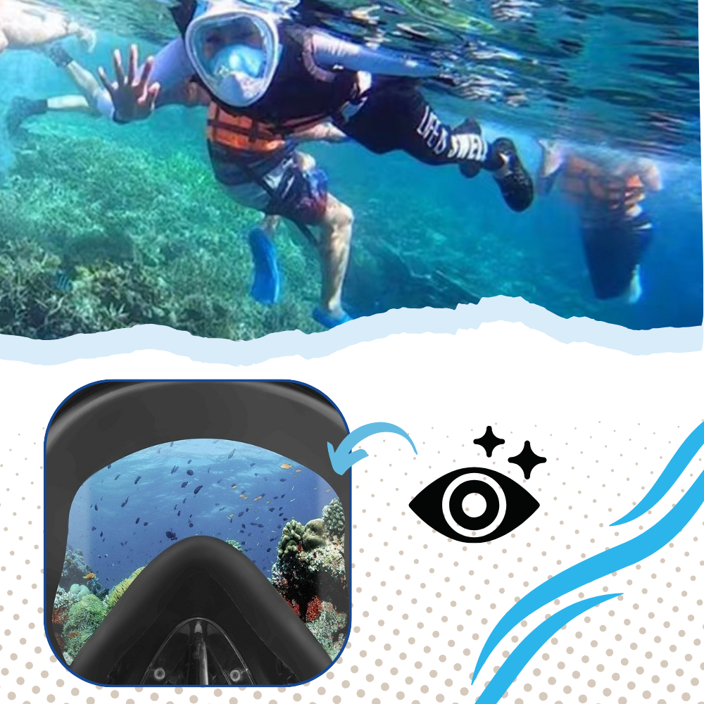 180° Panoramic View Snorkel Mask - Ozerty