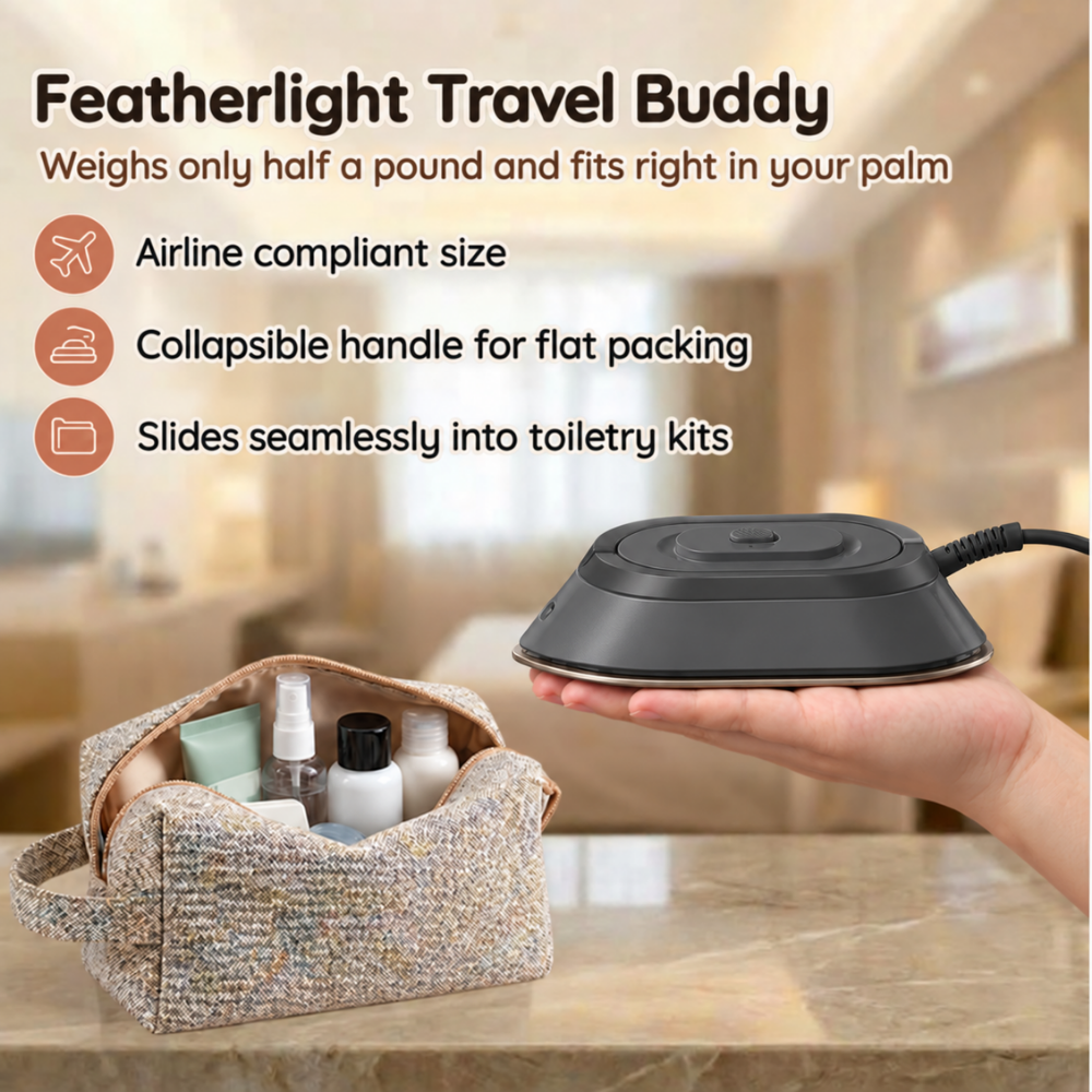 Compact Mini Travel Iron - Ozerty