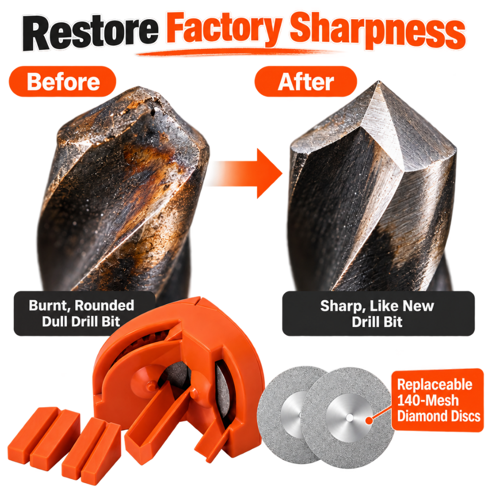 Portable Precise Drill Bit Sharpener - Ozerty