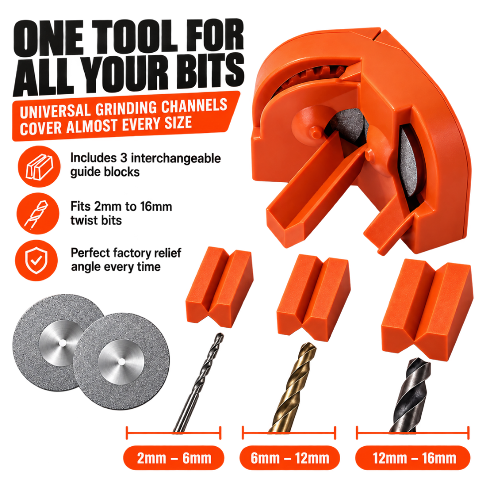 Portable Precise Drill Bit Sharpener - Ozerty