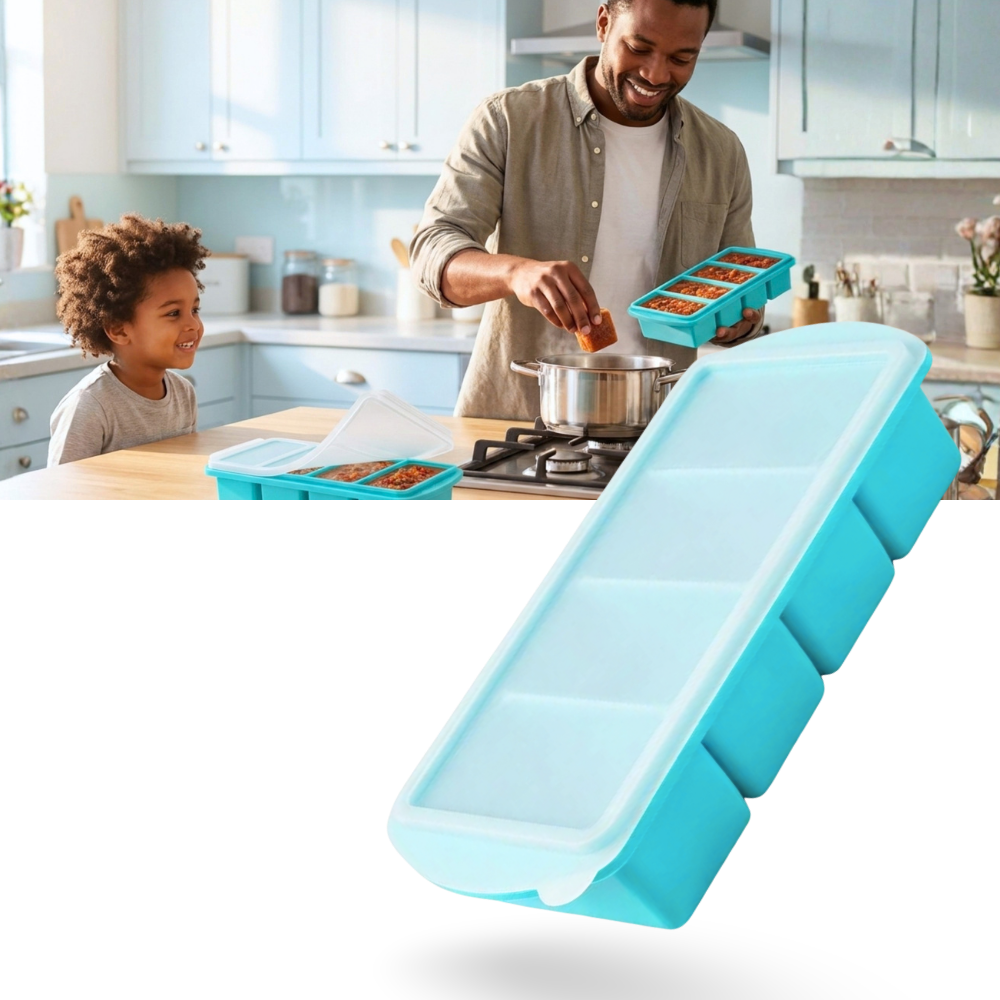 Neatly Portioned Silicone Freezer Tray - Ozerty