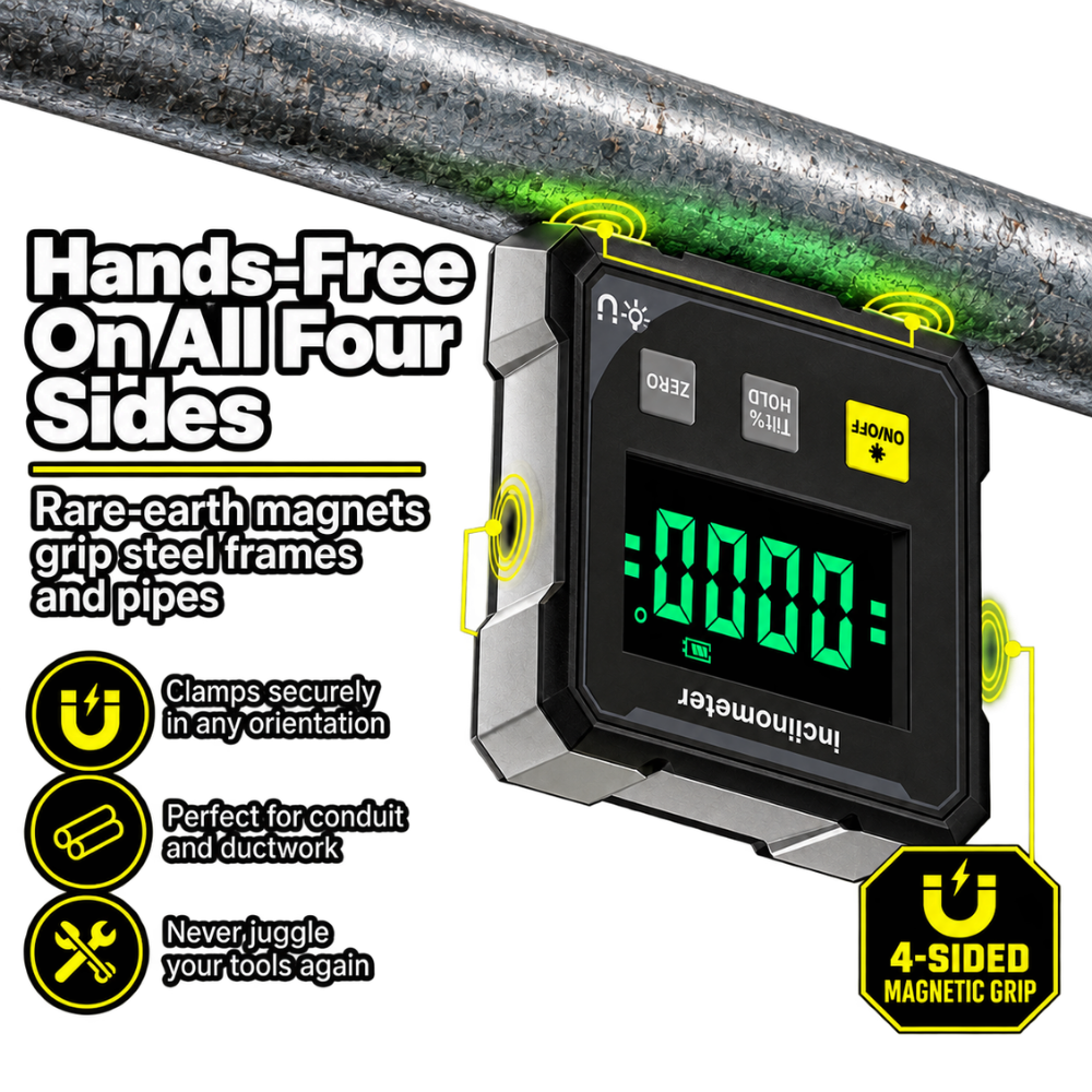 Snap & Read Digital Angle Gauge - Ozerty
