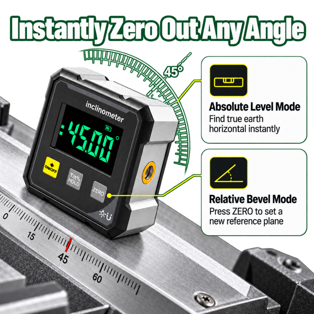 Snap & Read Digital Angle Gauge - Ozerty