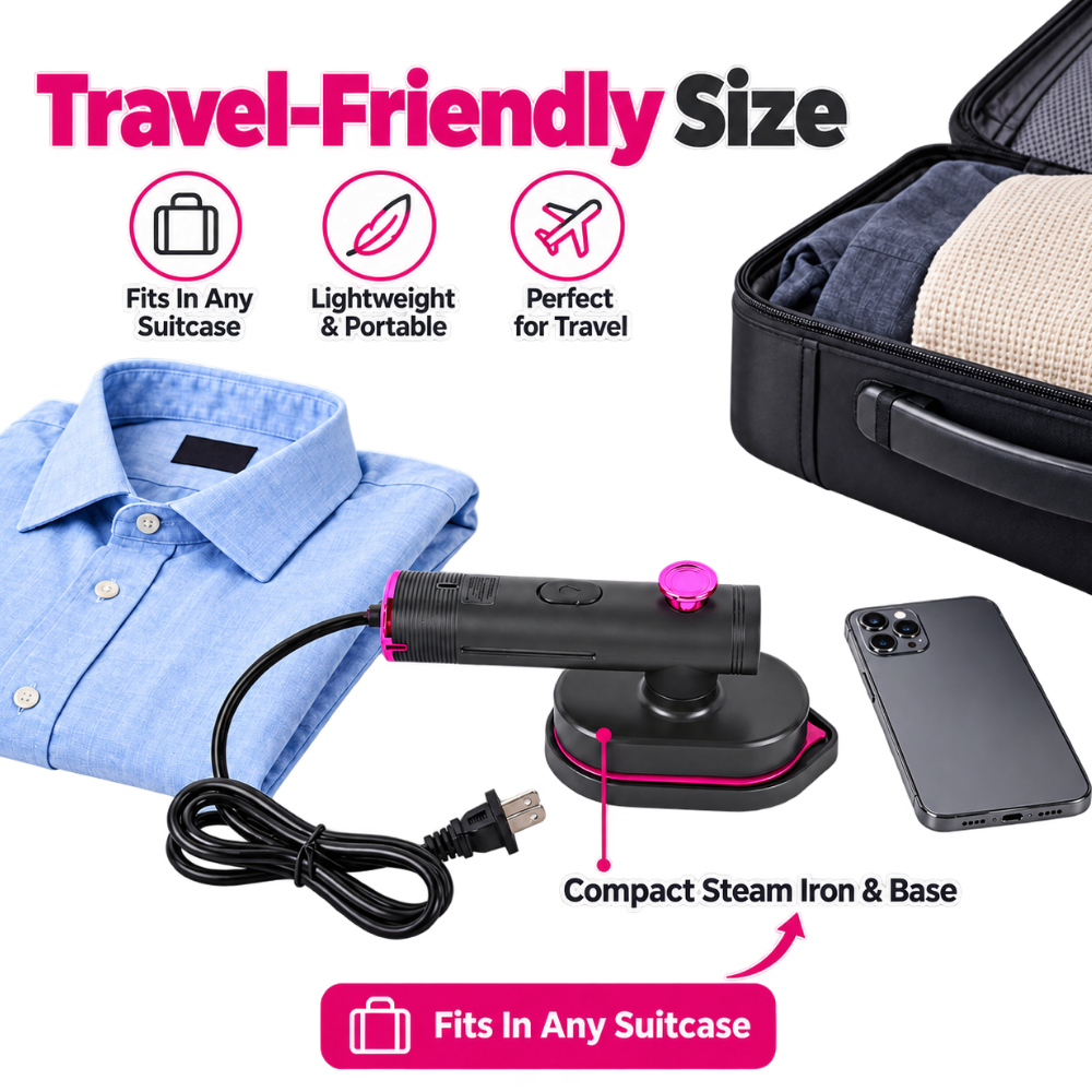 Precisely Agile Portable Steam Iron - Ozerty