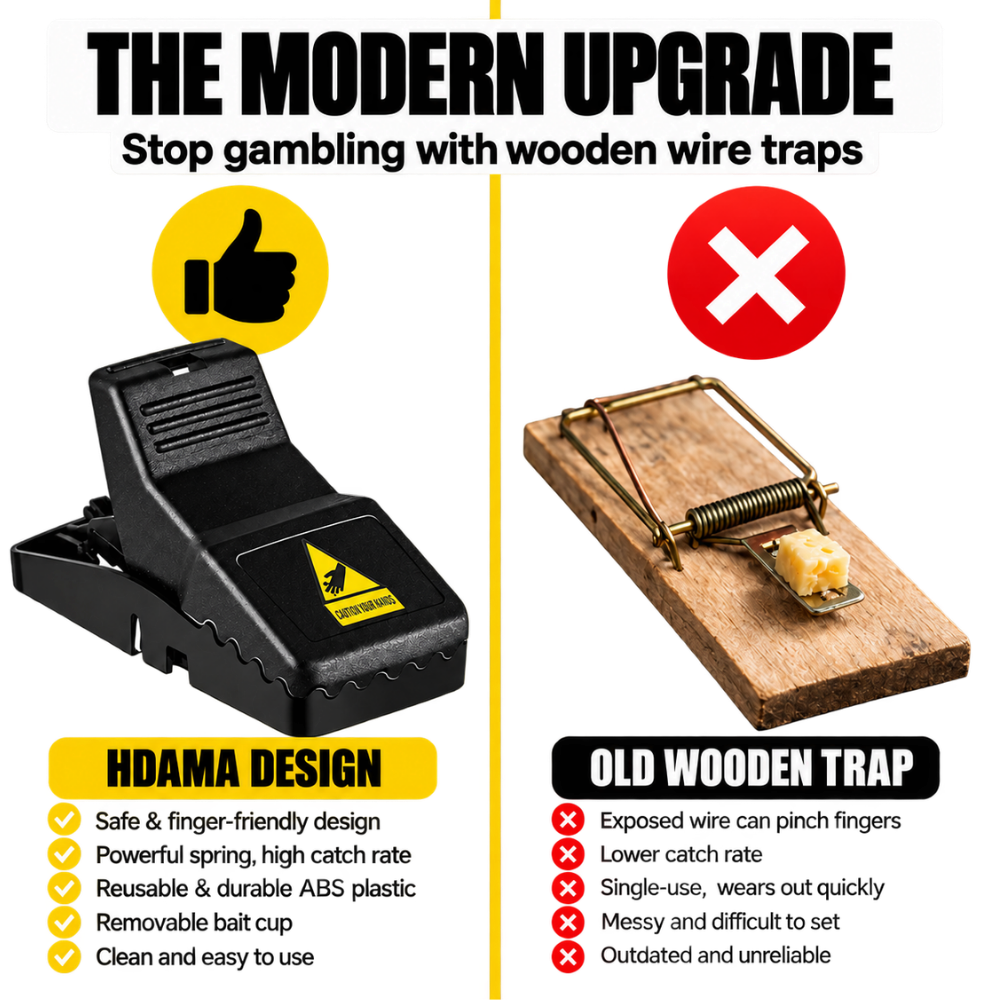 Clean & Easy Reusable Mouse Trap - Ozerty