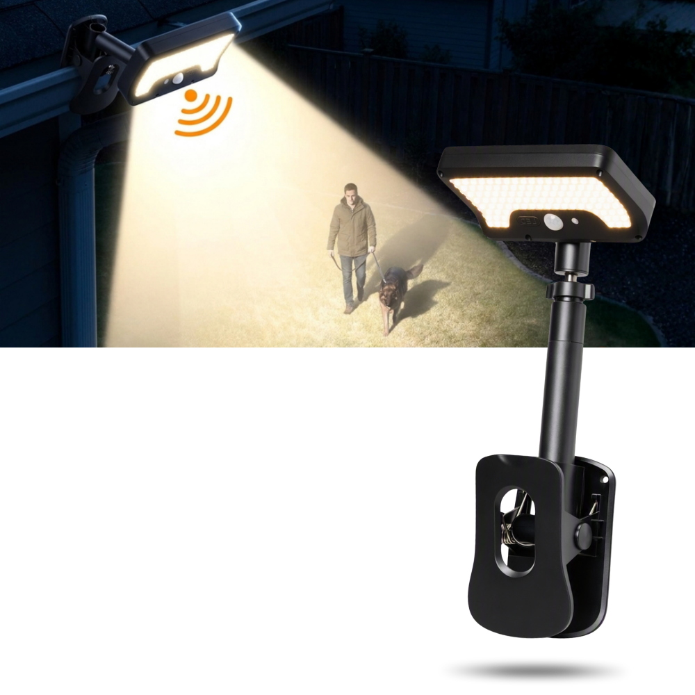 Instantly Secure Clip On Solar Light