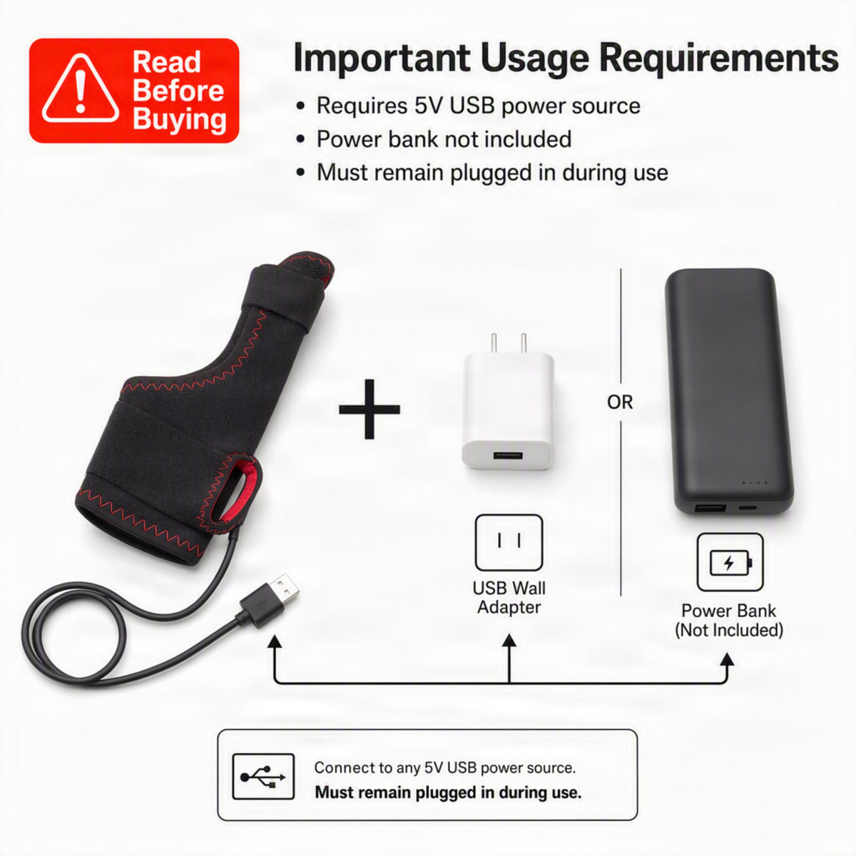 Warming Wrist and Thumb Heating Pad - Ozerty
