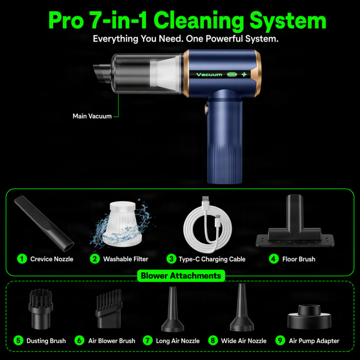 Neatly Compact Cordless Vacuum - Ozerty