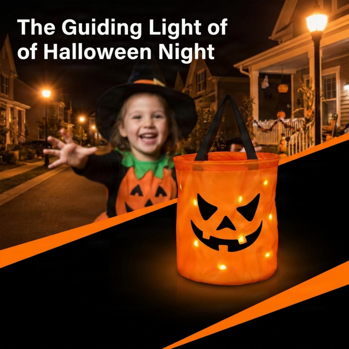Glowing Halloween Trick or Treat Bag - Ozerty