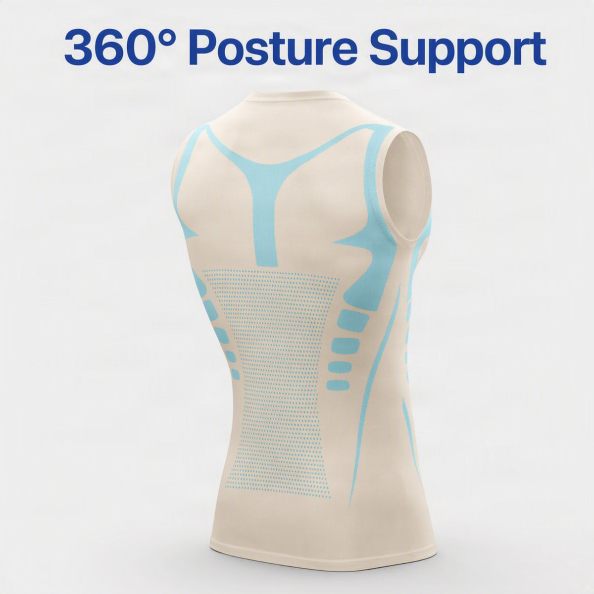 Discreetly Smoothing Compression Tank for Men - Ozerty