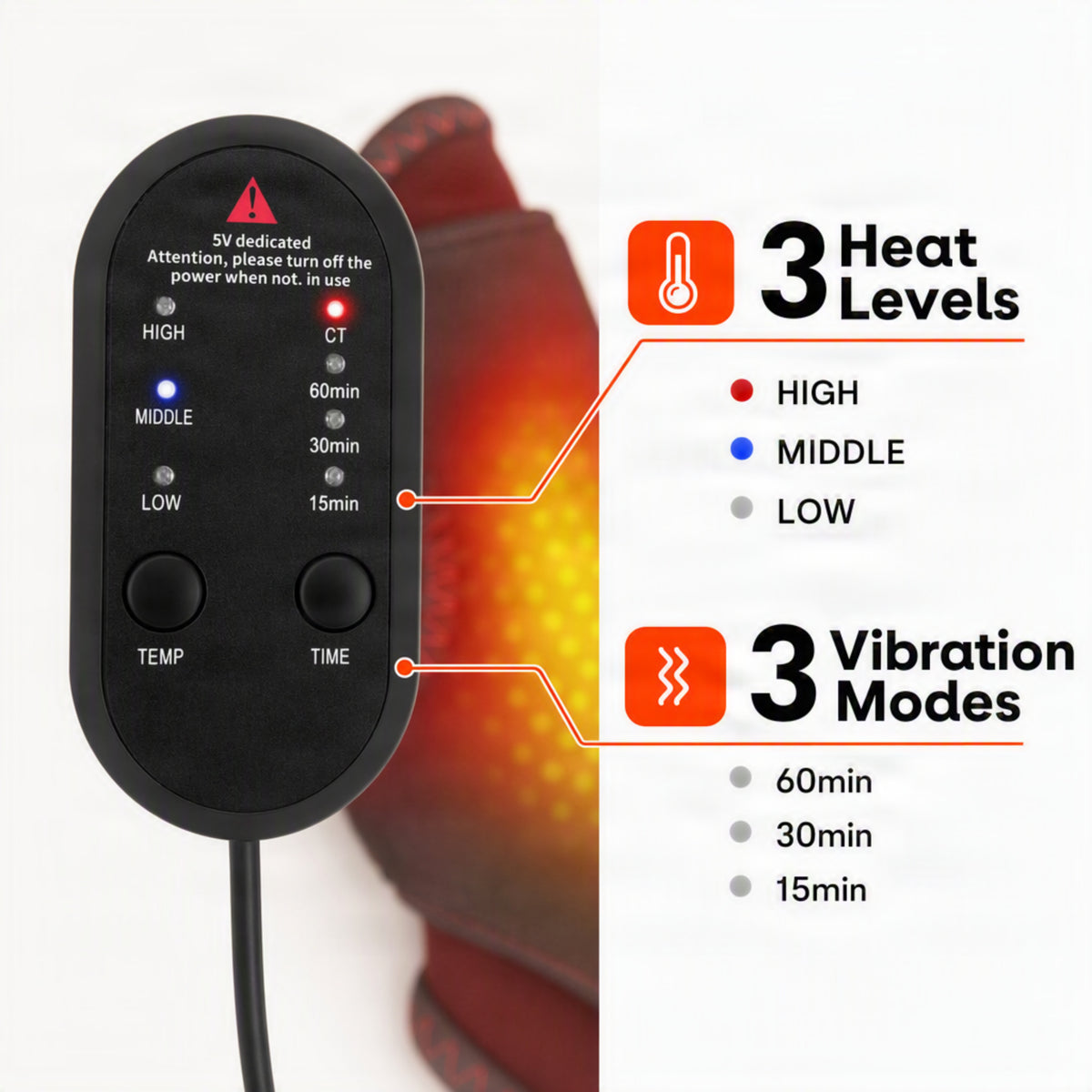 Warming Wrist and Thumb Heating Pad - Ozerty