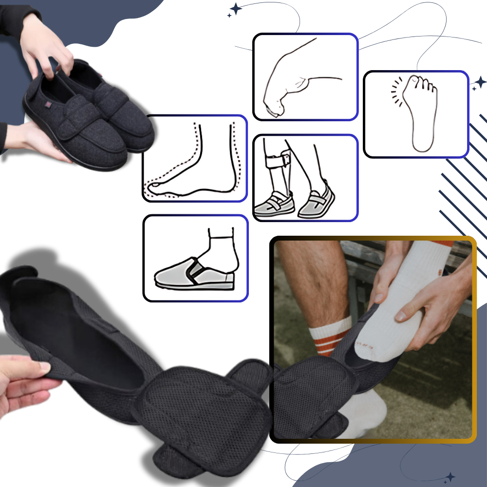 Adjustable Orthopedic Diabetic Shoes - Ozerty