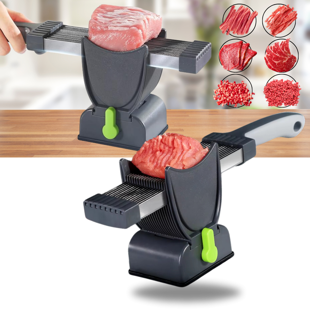 Adjustable Thickness Manual Meat Slicer  - Ozerty