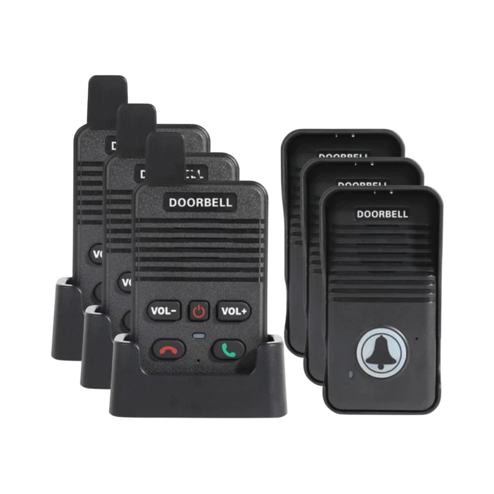 Advance Communication Intercom Doorbell -3 Transmitters - Ozerty