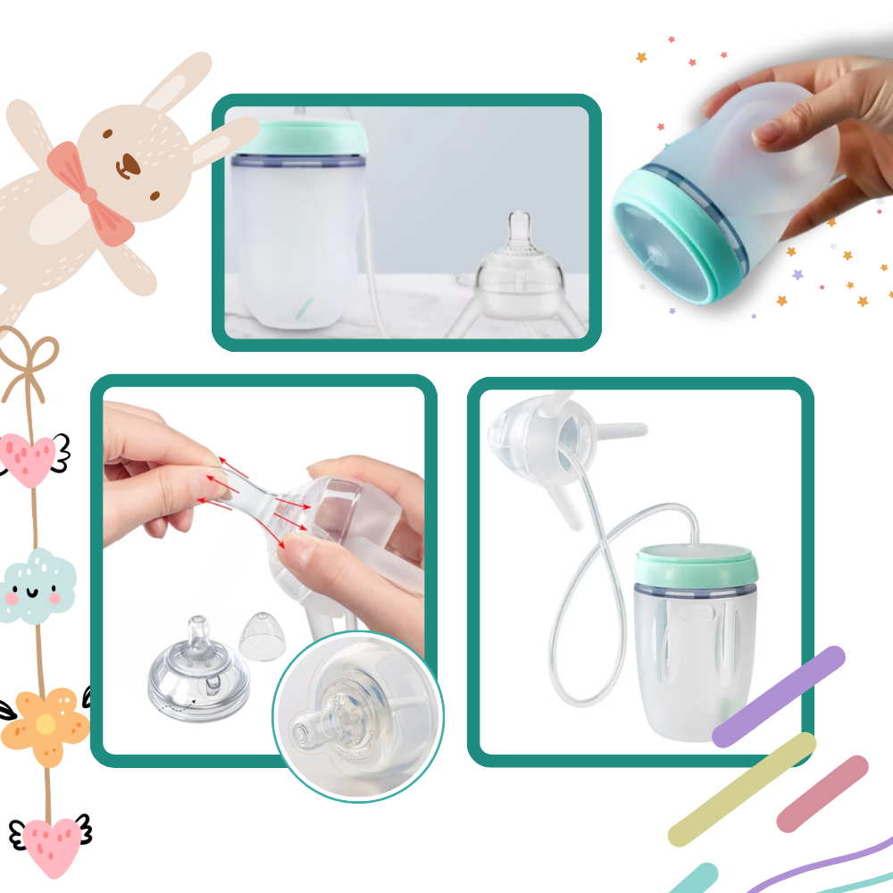 Anti-Colic Valve Self Feeding Bottle