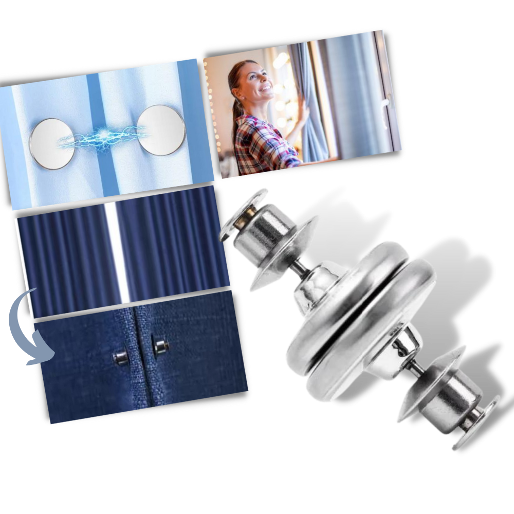  Anti-Leakage magnetic curtain clips - Ozerty