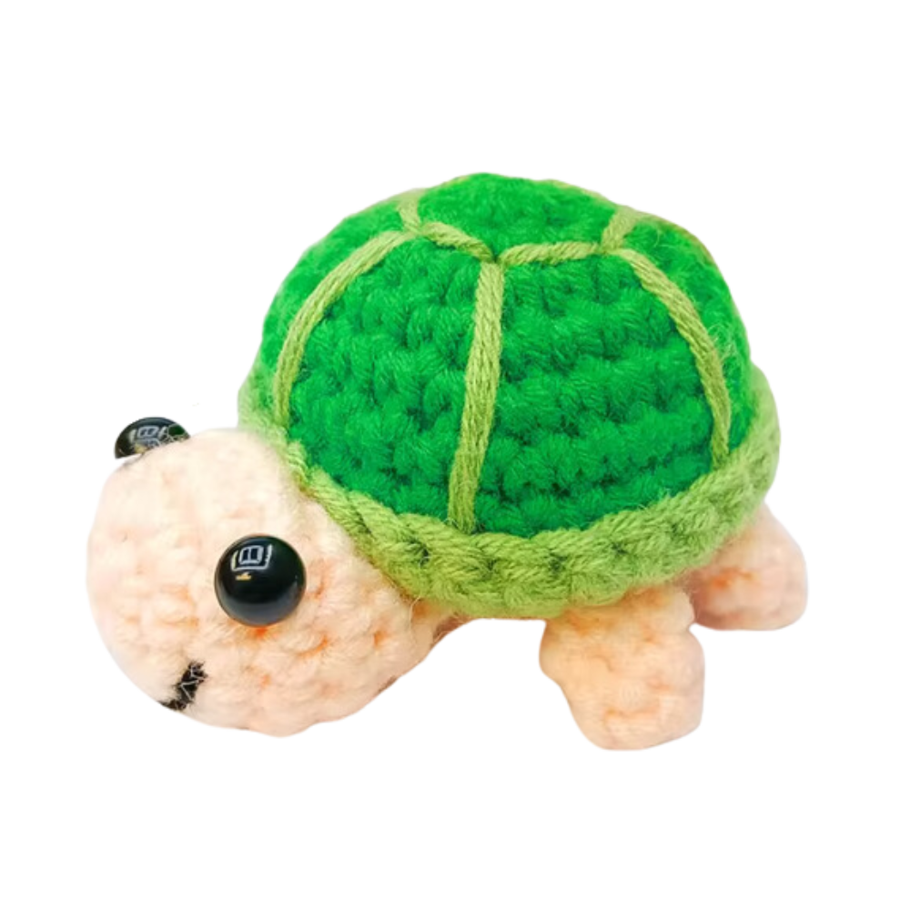 Beginner's Creative Crochet Animal Kits -Turtle - Ozerty