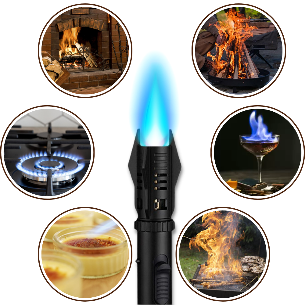 Blue Flame Windproof Lighter - Ozerty