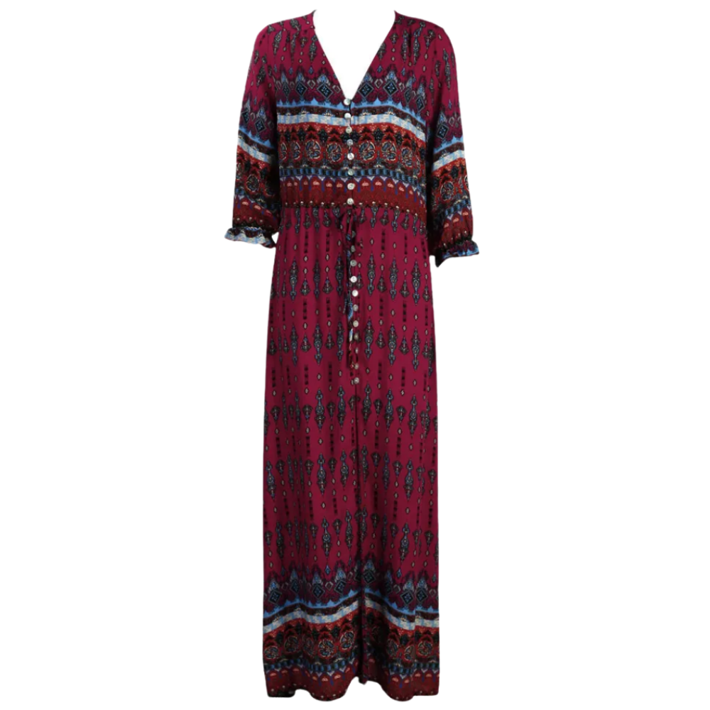 gypsy maxi dress uk Gypsy Soul Broderie Anglaise Maxi Dress in Blue Secret Garden Official