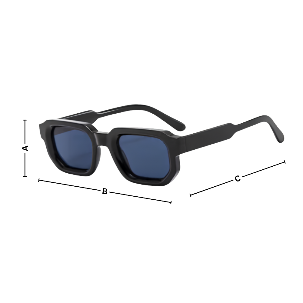 Bold Energy Rectangle UV Sunglasses  - Ozerty