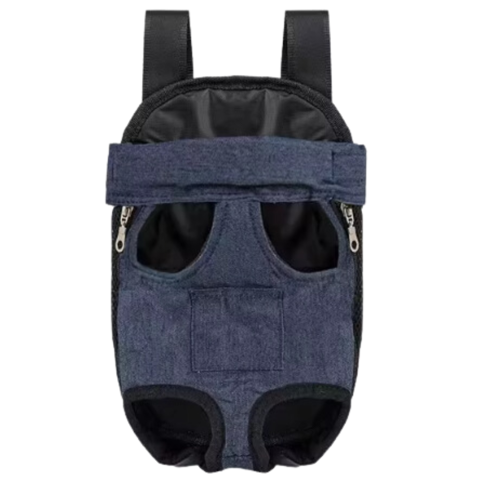 Breathable Cat & Dog Carrier Bags - Dark Blue Jeans - Ozerty