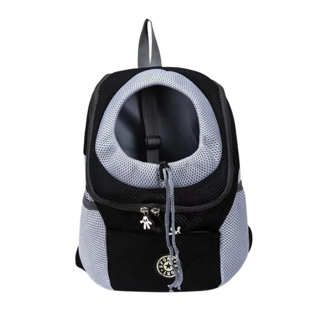 Breathable Dog Carrier Backpack -Black - Ozerty