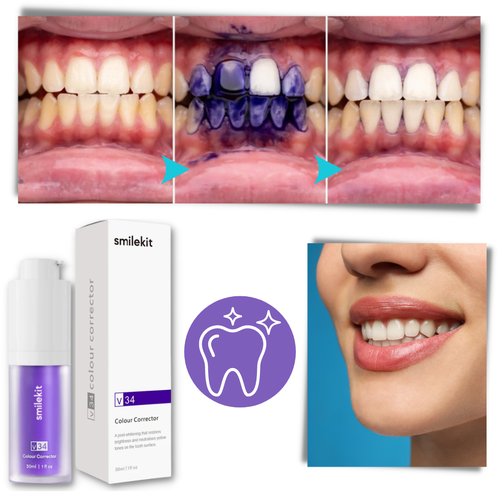 Brightening Purple Toothpaste  - Ozerty