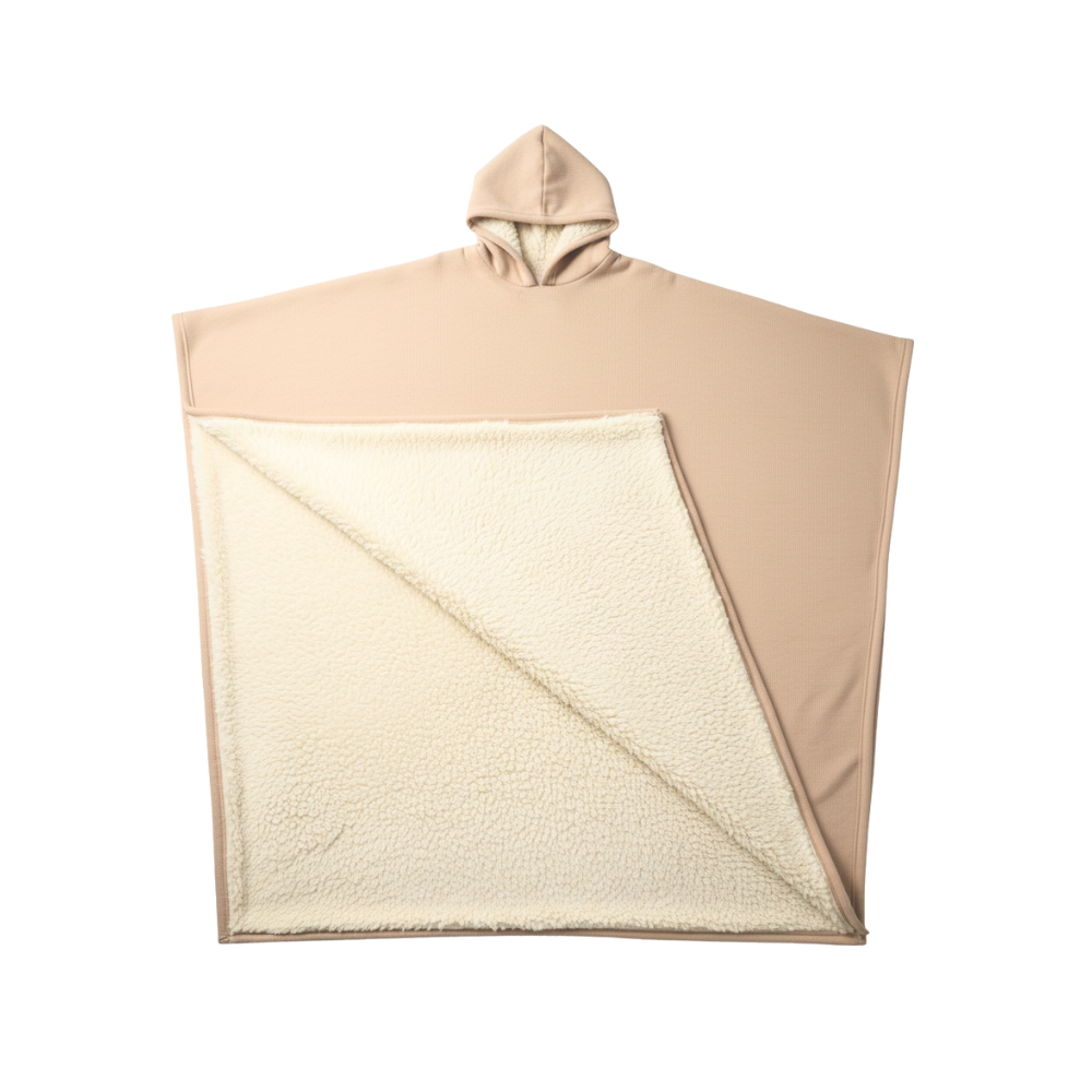 Calming Weighted Cloak Hoodie -Beige - Ozerty