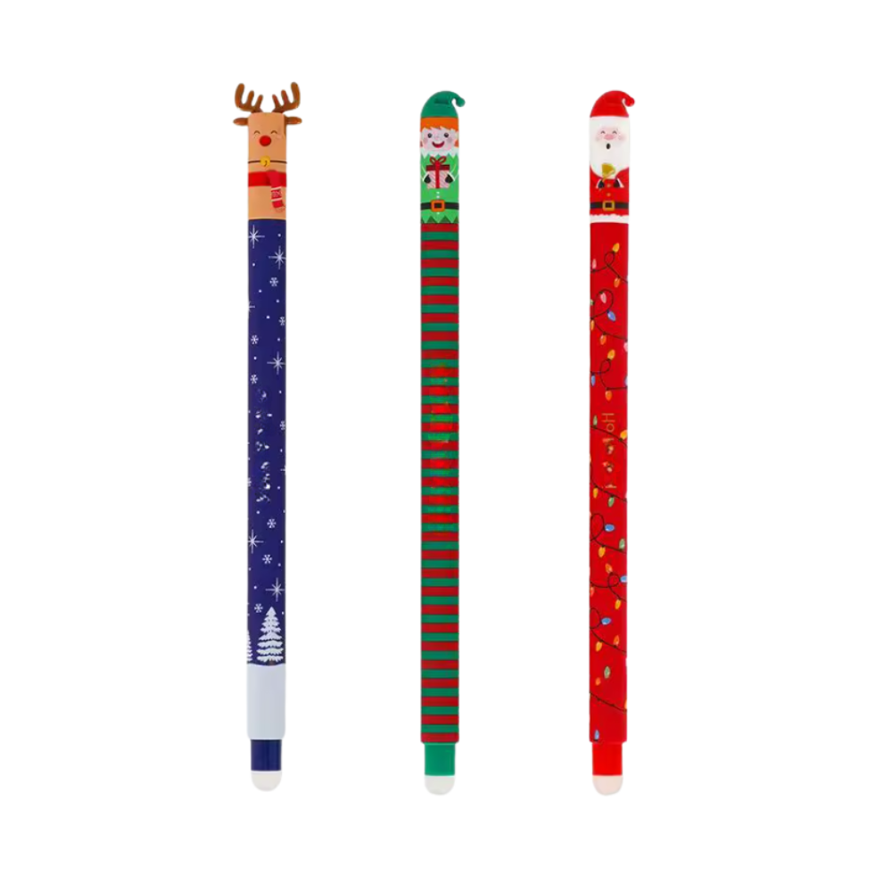Cartoon Festive Heat Erase Pens -Christmas - Ozerty