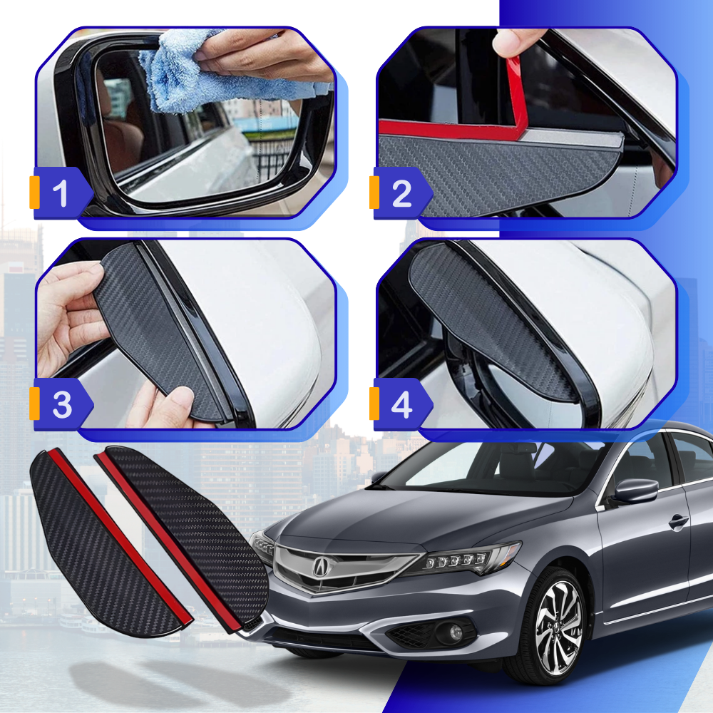 Clear Visibility Rear View Mirror Eyebrow - Ozerty