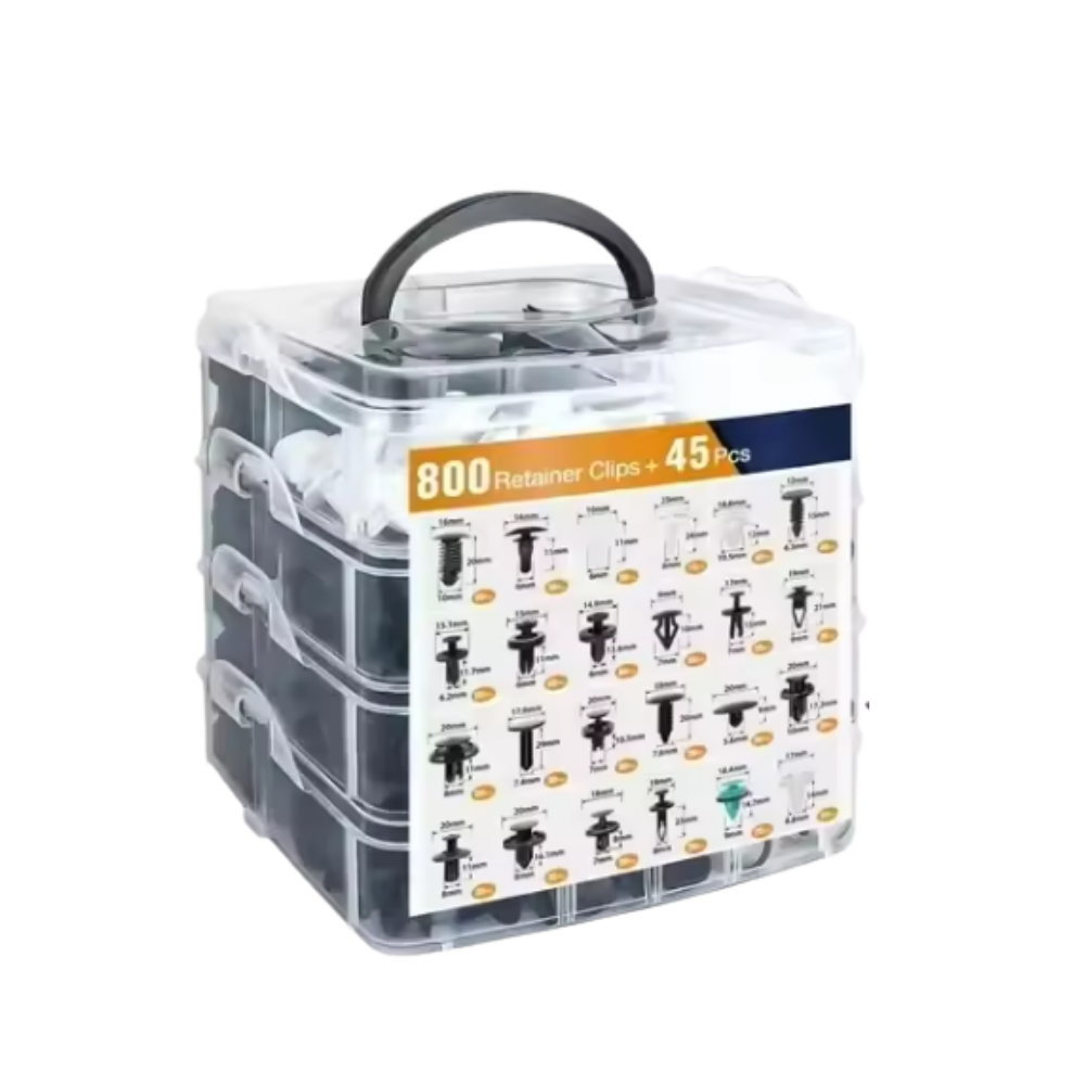 Comprehensive Car Rivet Kit -800 pcs with tools - Ozerty