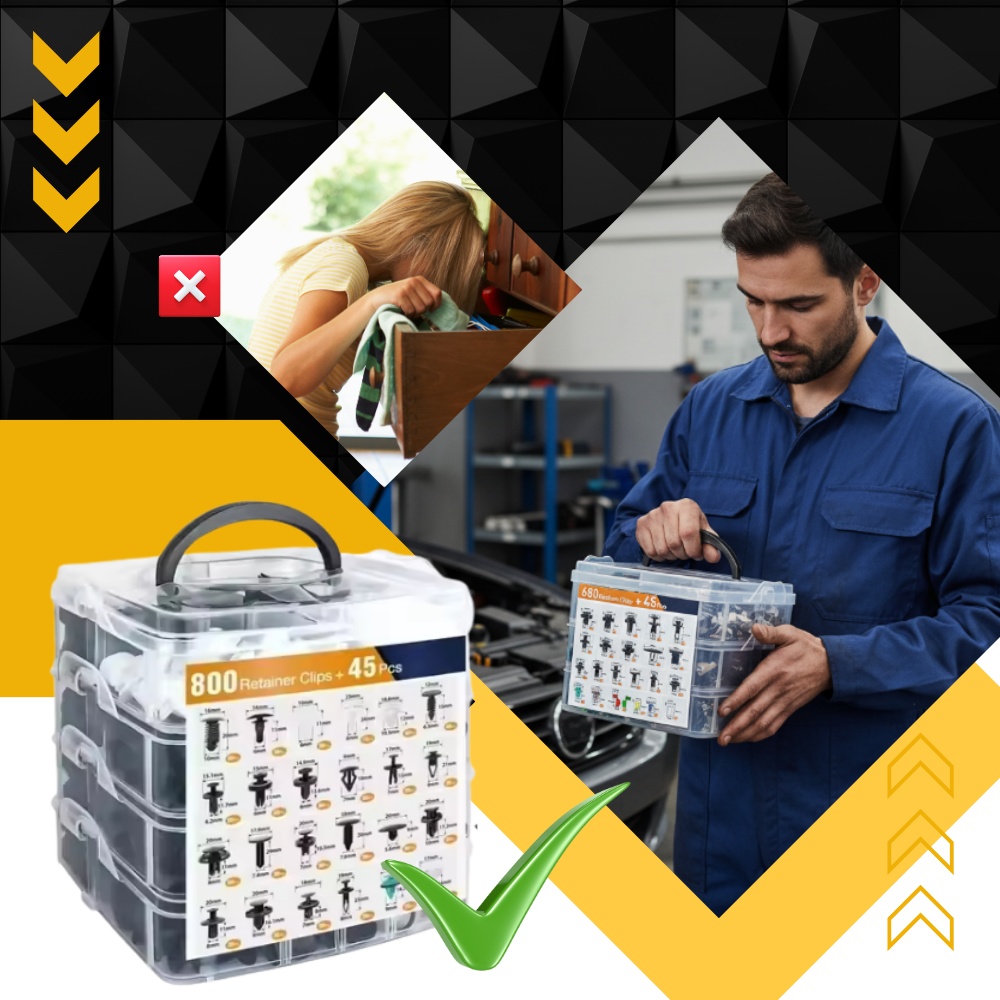 Comprehensive Car Rivet Kit - Ozerty