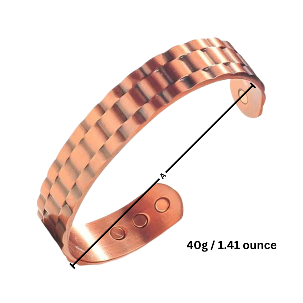 Copper Magnetic Therapy Bracelet  - Ozerty