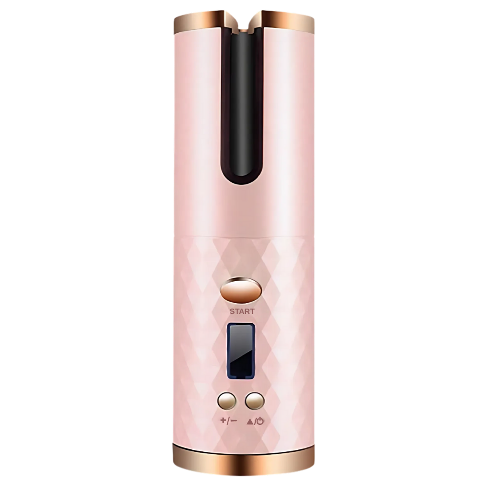 Cordless Luxe Ion Curler -Pink - Ozerty