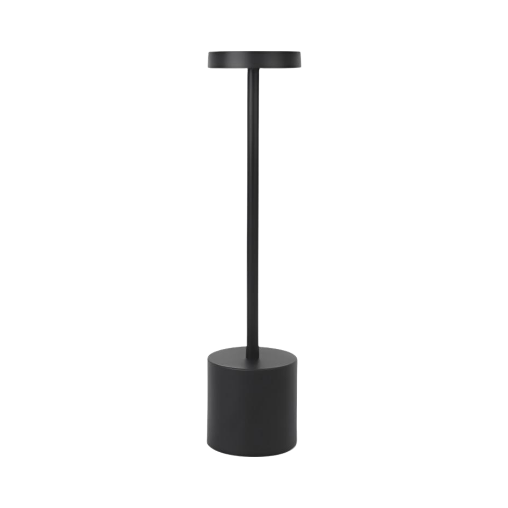 Cordless Rechargeable Table Lamp -Black - Ozerty