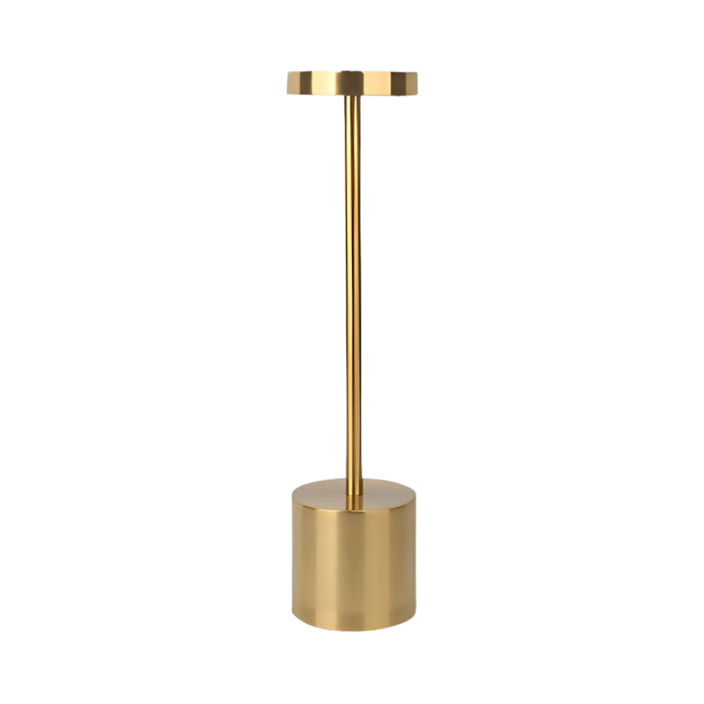 Cordless Rechargeable Table Lamp -Gold - Ozerty