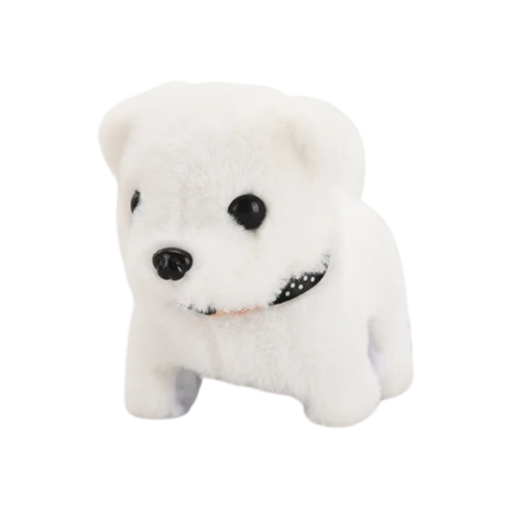 Cuddly Interactive Puppy Toy -Bichon White - Ozerty